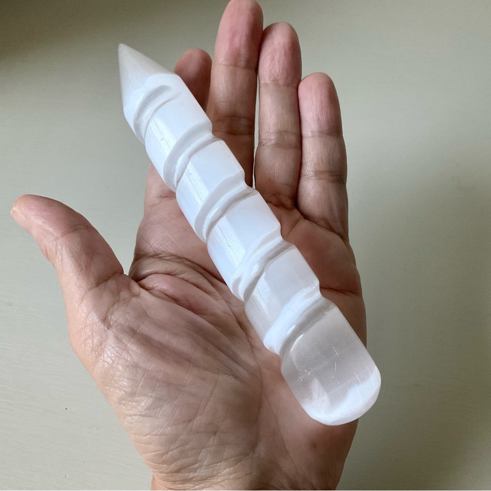 Selenite Healing Wand